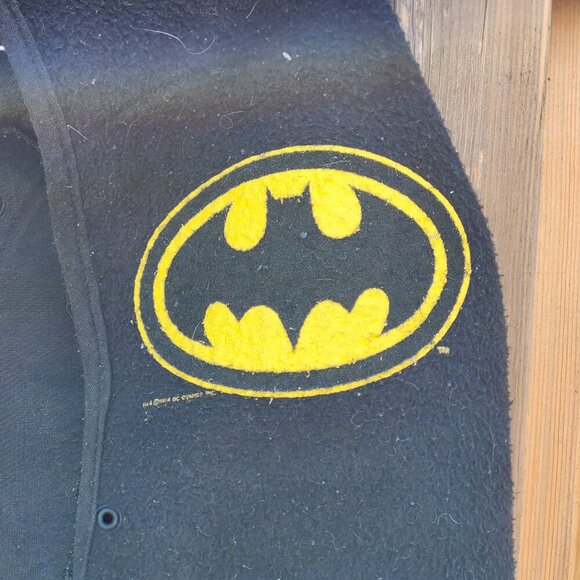 FUN ATICS VINTAGE BATMAN CAPE HALLOWEEN COSTUME Size Medium 10-12 1984 - Picture 8 of 9